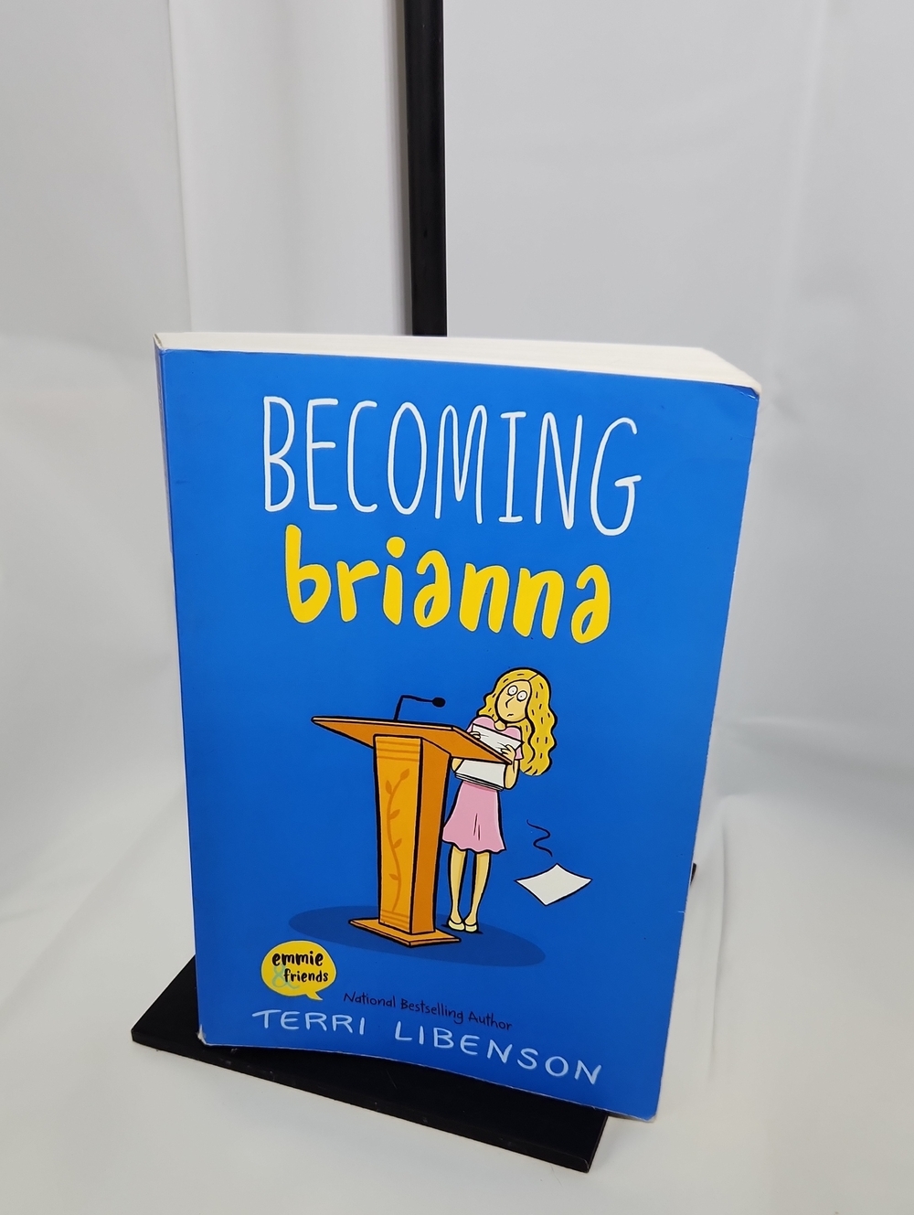 Becoming Brianna by Terri Libenson - Bright Blue Book